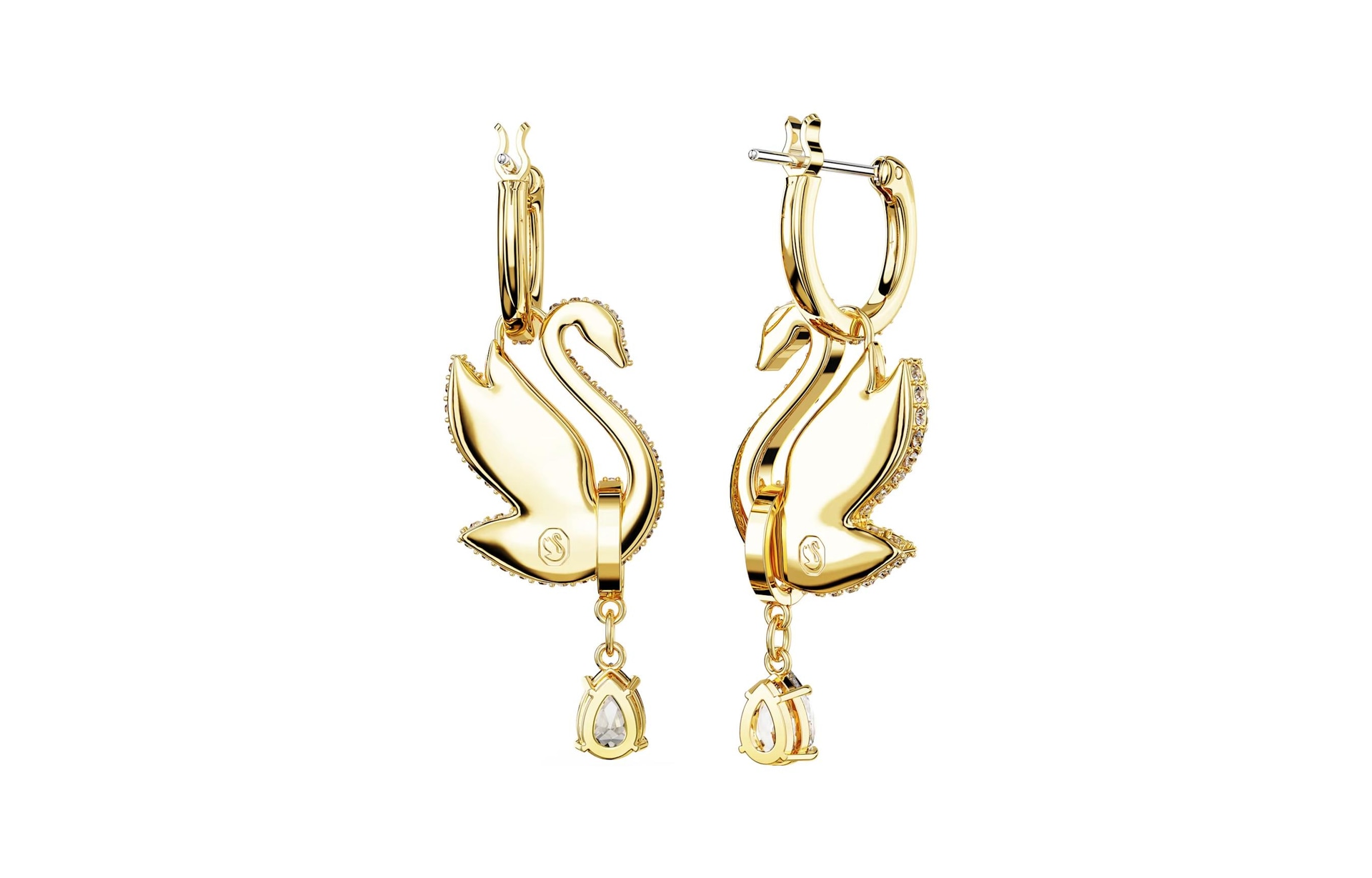 Swarovski Iconic Swan Earrings — фото 3