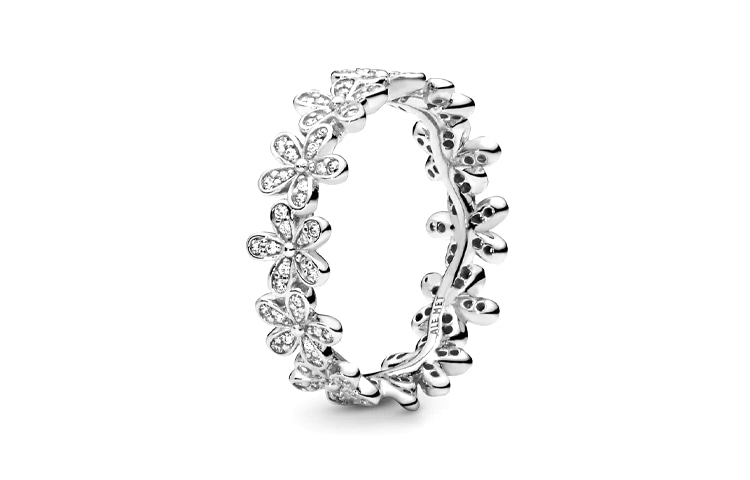 Pandora/潘多拉 Pandora Dazzling Daisy 925 Silver Ring