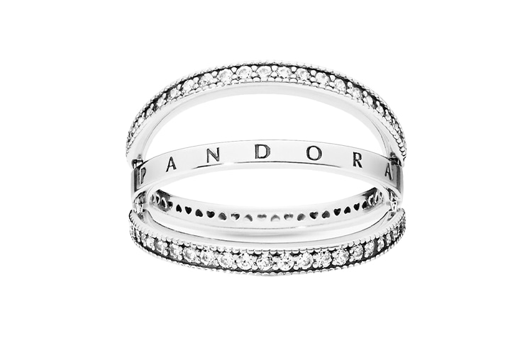 Pandora/潘多拉 Pandora Heart Flip Ring