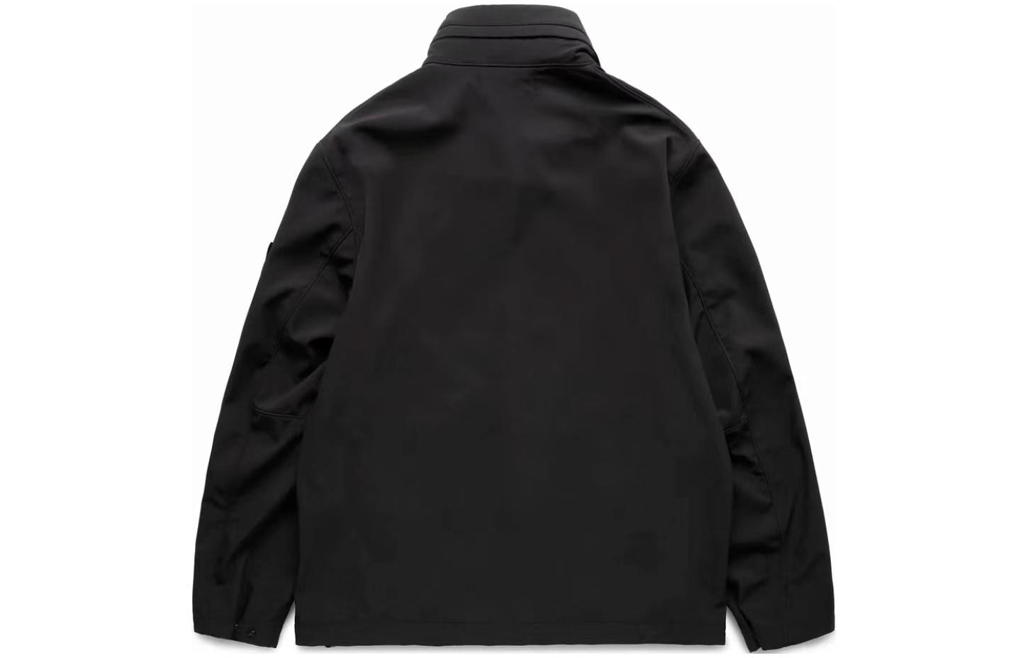 Stone Island Soft Shell Jacket Black — фото 1