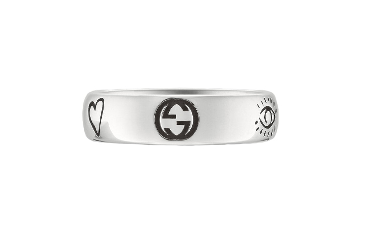 Gucci Blind For Love Silver Ring — фото 2