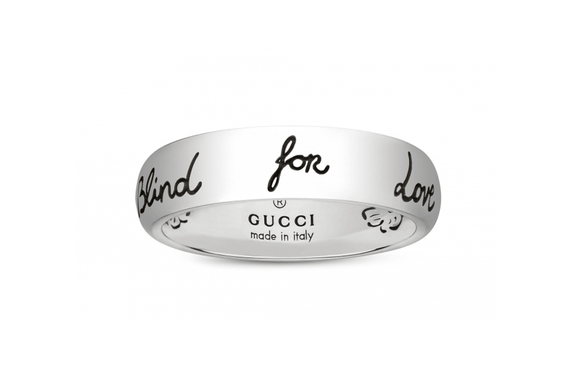 Gucci Blind For Love Silver Ring — фото 1
