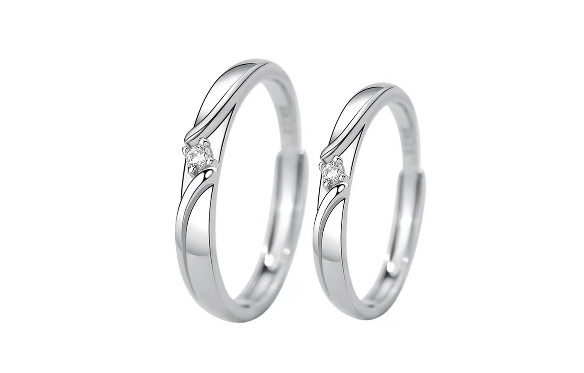 ASTAR HADES S925 Silver Adjustable Couple Ring