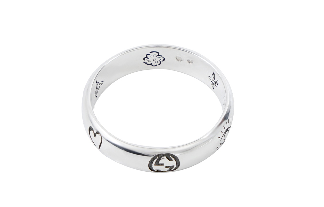 Gucci Blind For Love Silver Ring — фото 5