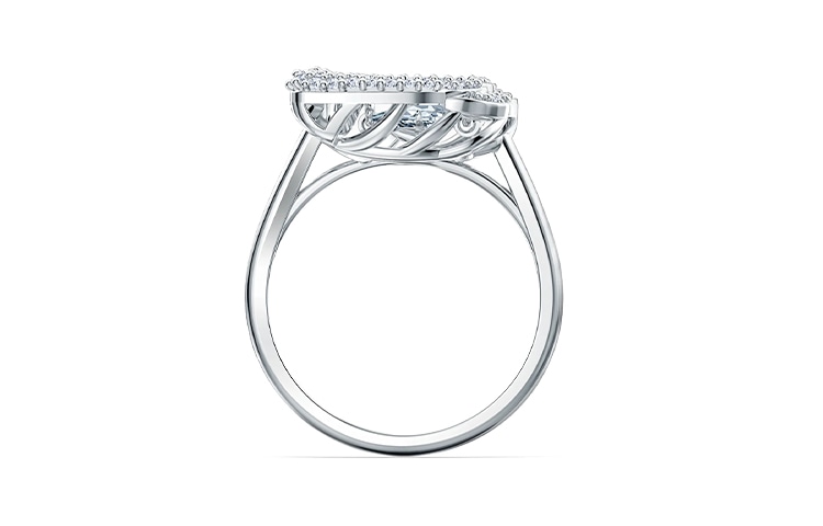Swarovski Dancing Swan Ring White — фото 3