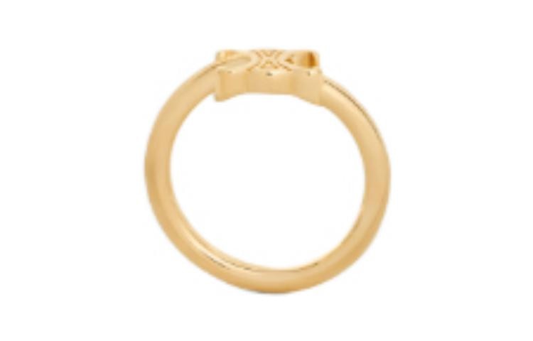 Celine Triomphe Asymmetric Ring — фото 2
