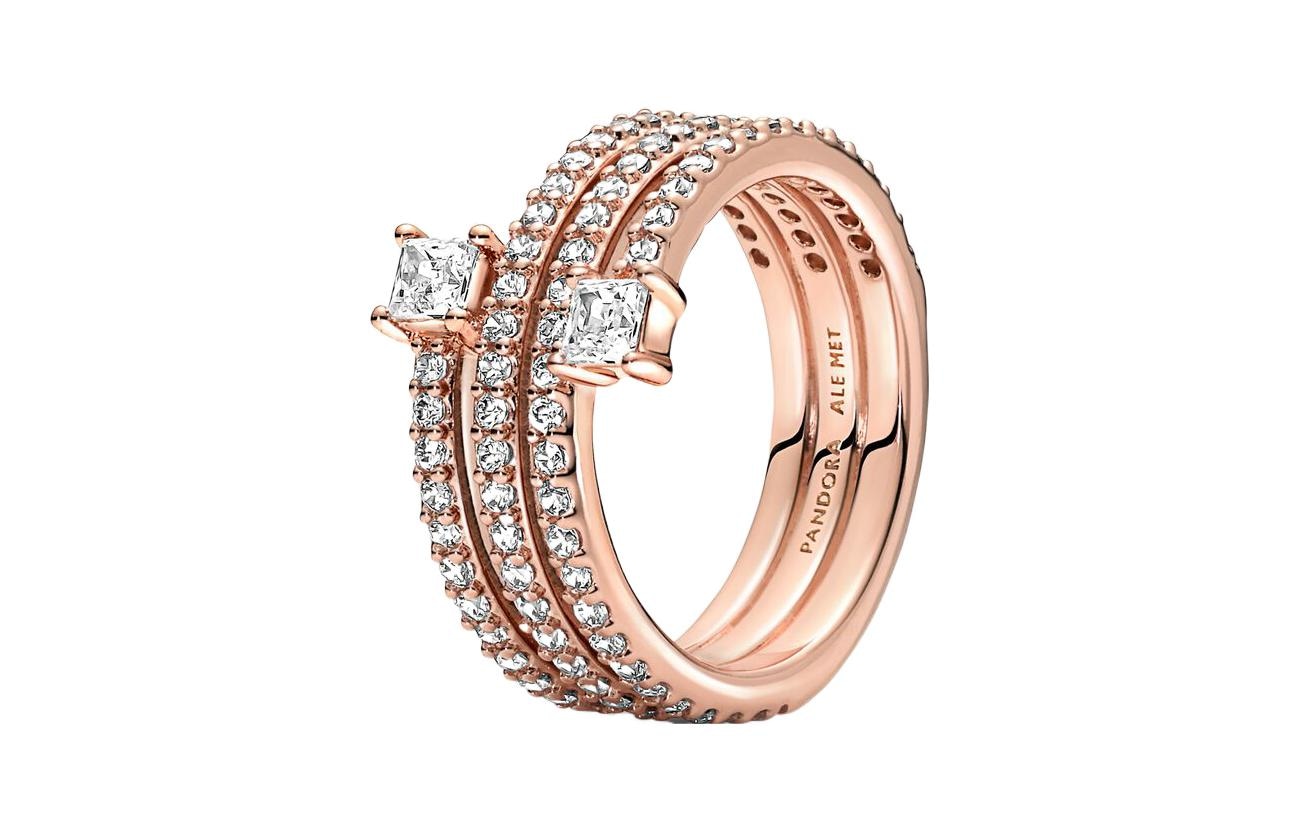 Pandora/潘多拉 Pandora Spiral Ring Rose Gold