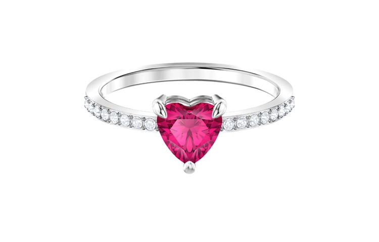 Swarovski Red Heart Ring