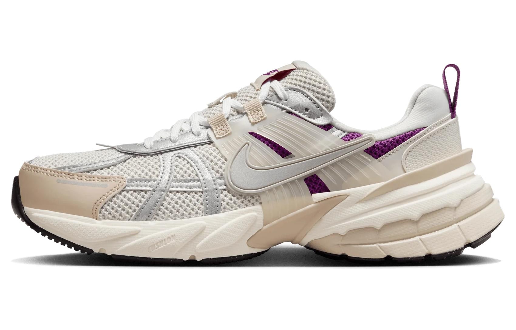 Nike V2K Run Silver White Purple — фото 4