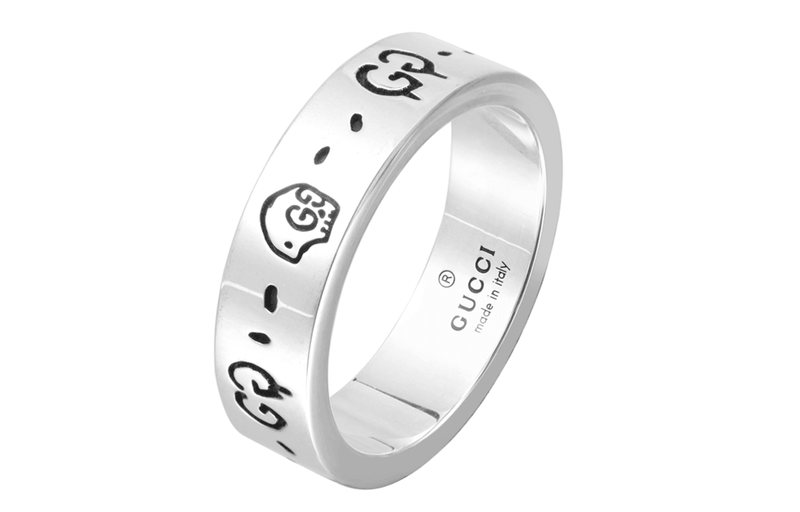 Gucci Ghost Silver Ring 6mm — фото 2