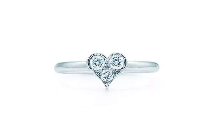 Tiffany & Co. Heart Ring Silver