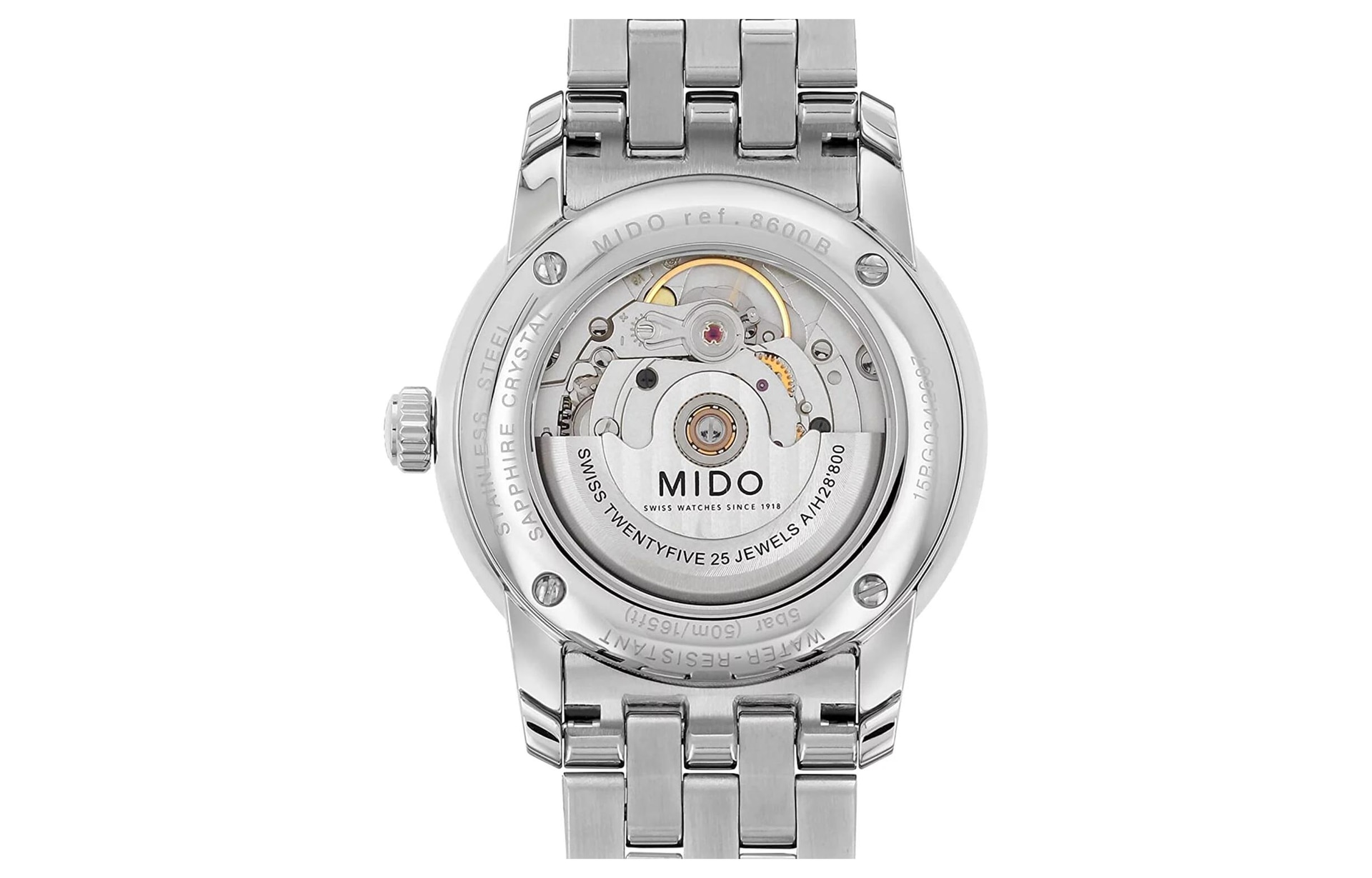 Mido Baroncelli 50 38mm M8600.4.18.1 — фото 5