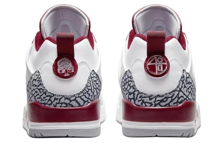 Jordan Spizike Low White Red — фото 8