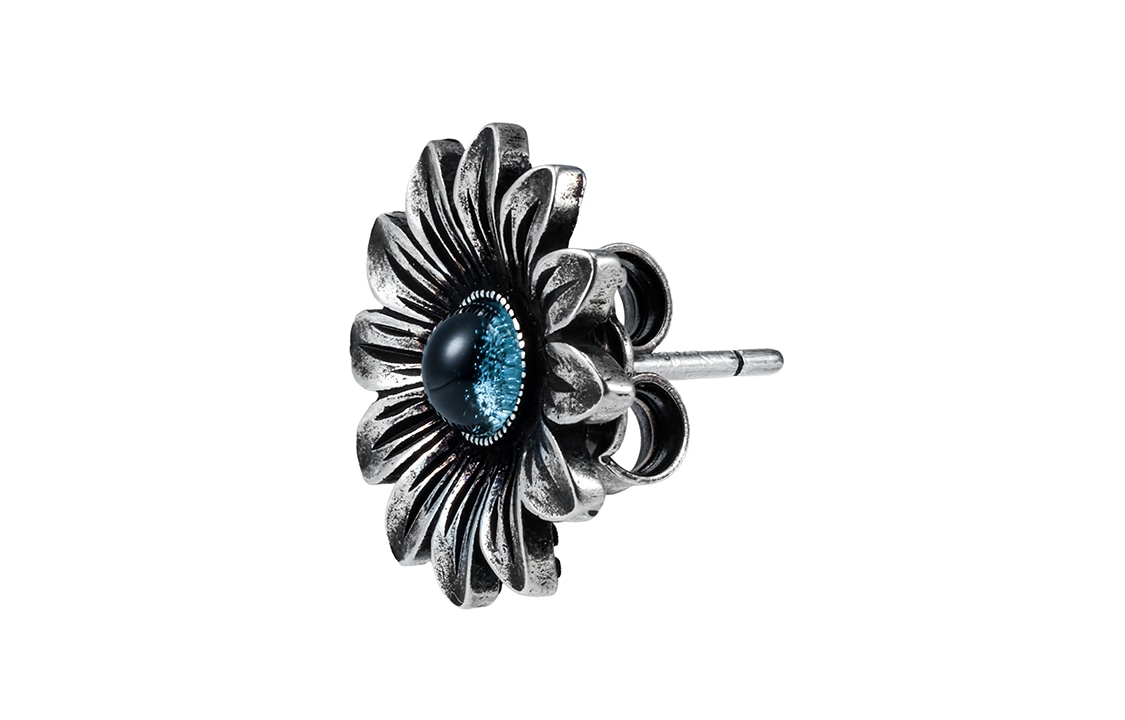 Gucci Double G Daisy Silver Earrings — фото 1