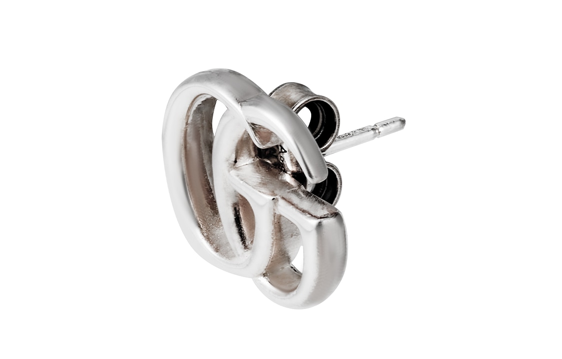 Gucci Double G Daisy Silver Earrings — фото 2