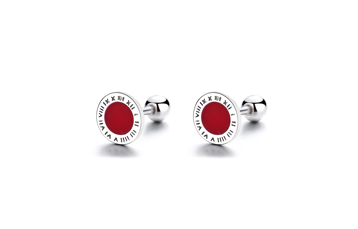 GIFU S925 Roman Numeral Earrings
