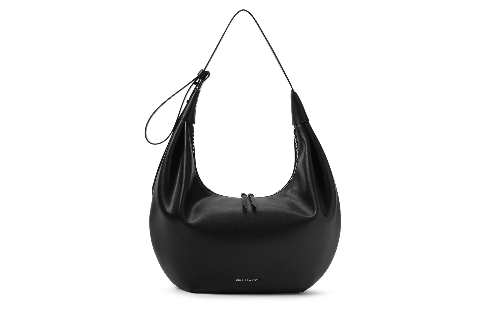 CHARLES&KEITH CHARLESKEITH ck hobo NoirTaupe