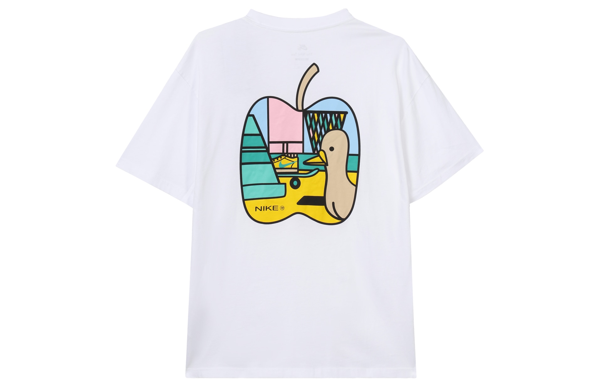 Nike SB Retro Cartoon Print T-Shirt White — фото 1