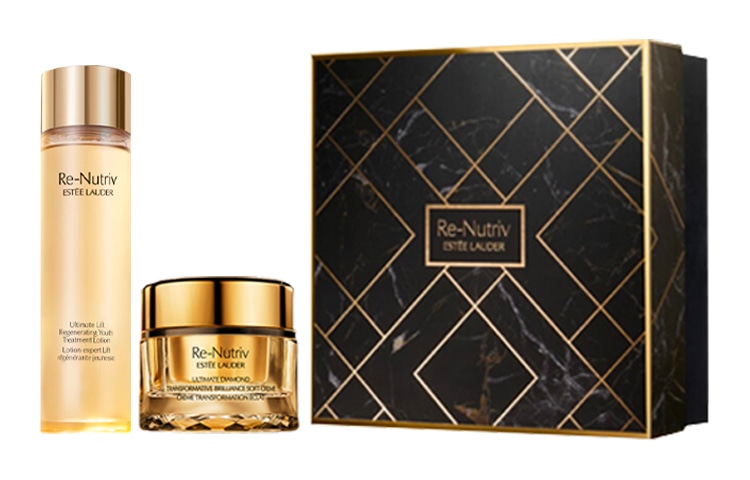 ESTEE LAUDER/雅诗兰黛 雅诗兰黛 高奢白金水霜 护肤套装 紧致保湿滋润 两件套