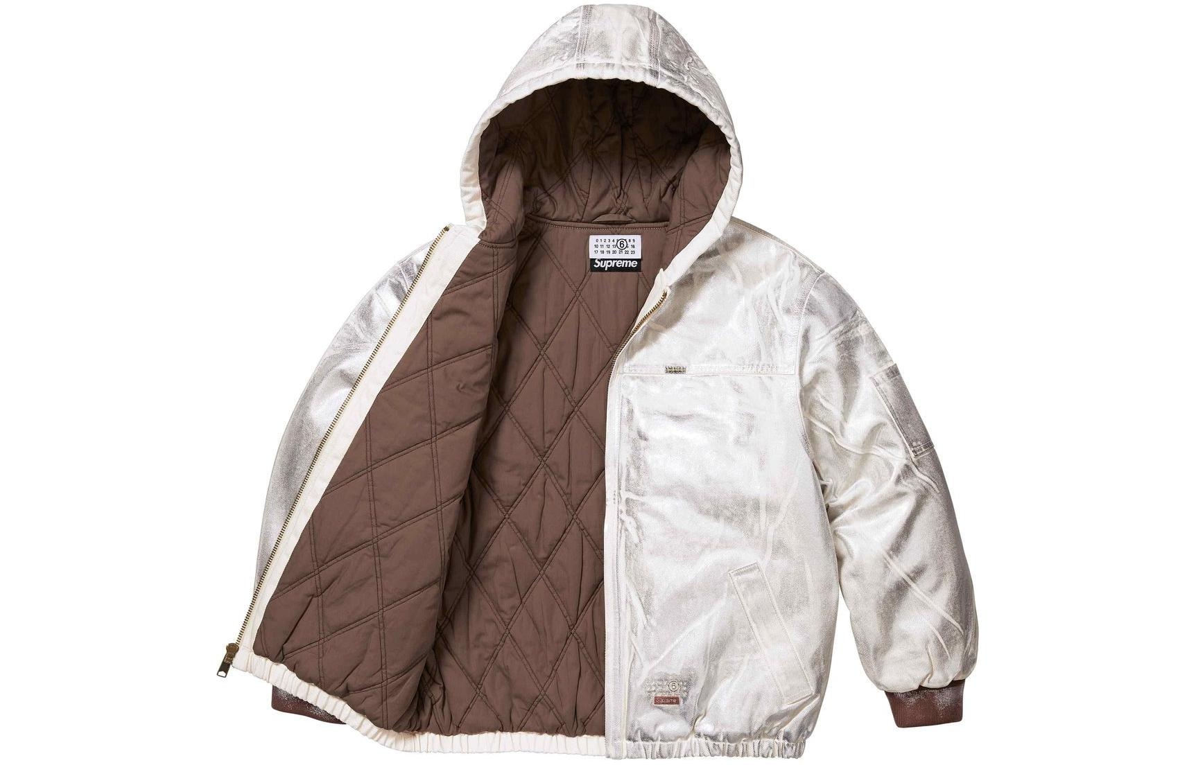 Supreme x MM6 Maison Margiela Foil Hooded Work Jacket — фото 2