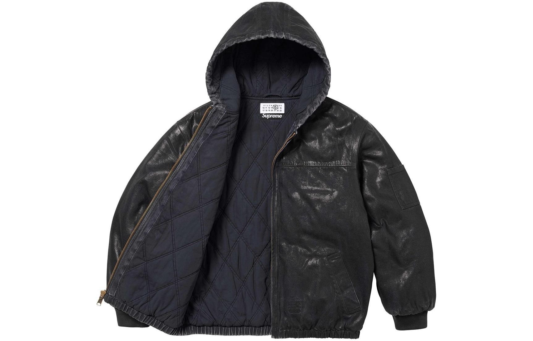 Supreme x MM6 Maison Margiela Foil Hooded Work Jacket — фото 5