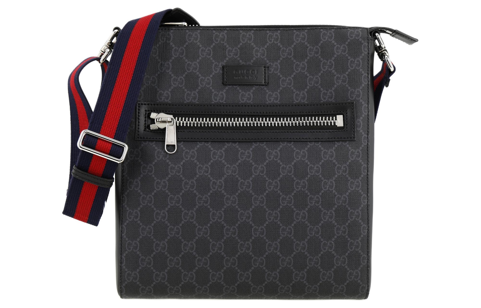 GUCCI/古驰 Gucci Logo Canvas Messenger Bag