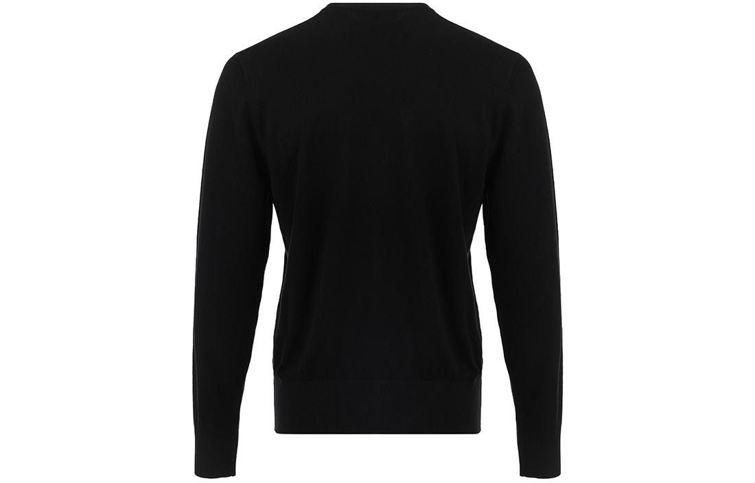 Versace Jeans Couture SS24 Logo Knit Sweater Black — фото 1