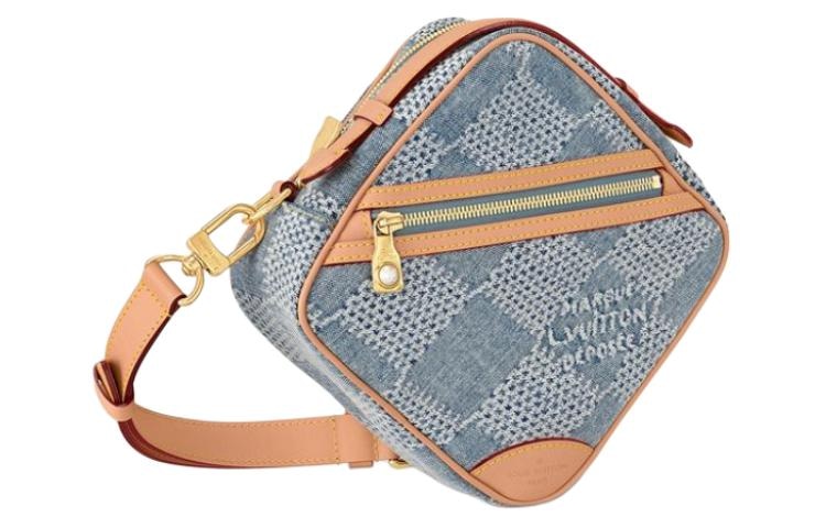 Louis Vuitton ChessMessenger Damies Denim 3D — фото 1