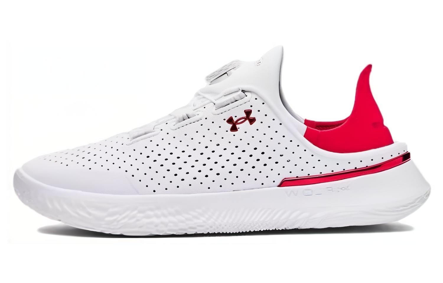 Under Armour Ua Flow Slipspeed White Red — фото 6