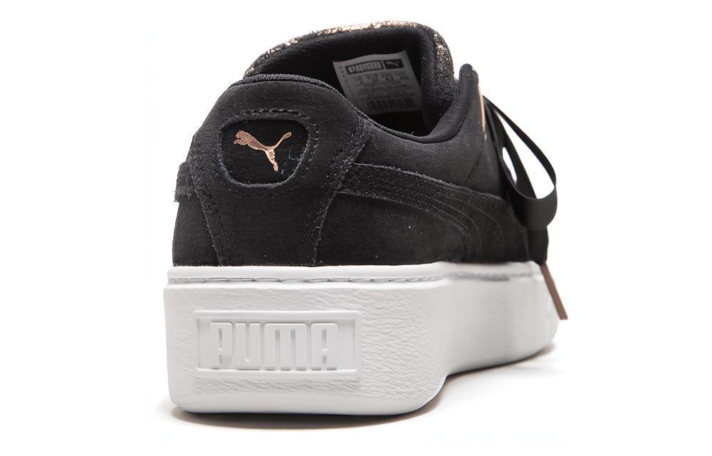Puma Platform Low Black Gold — фото 8