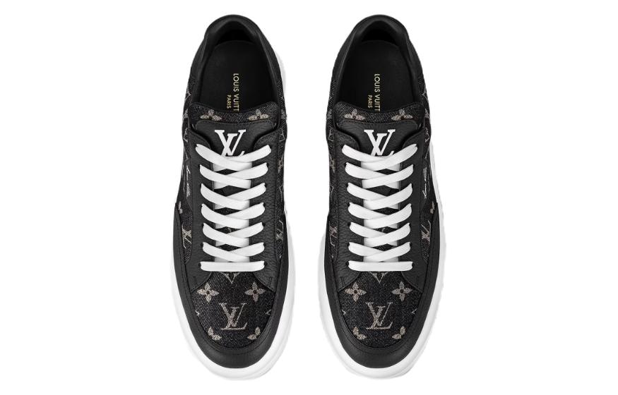 Louis Vuitton Beverly Hills Low Sneakers Black — фото 8