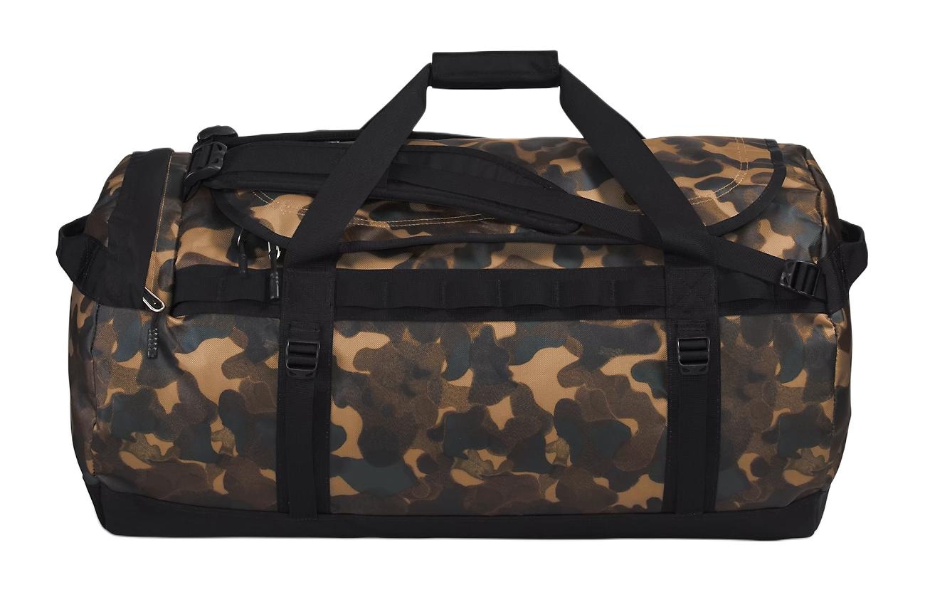 北面/THE NORTH FACE The North Face Base Camp Duffel 95L Camo Black