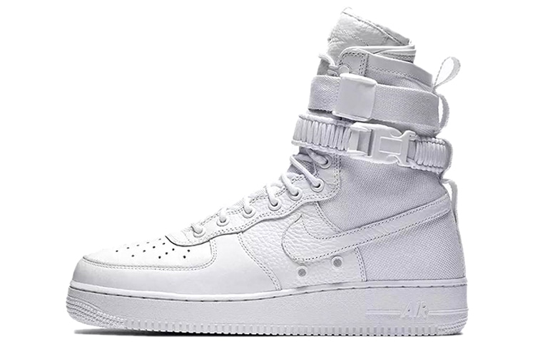 Nike Air Force 1 SF Triple White — фото 6