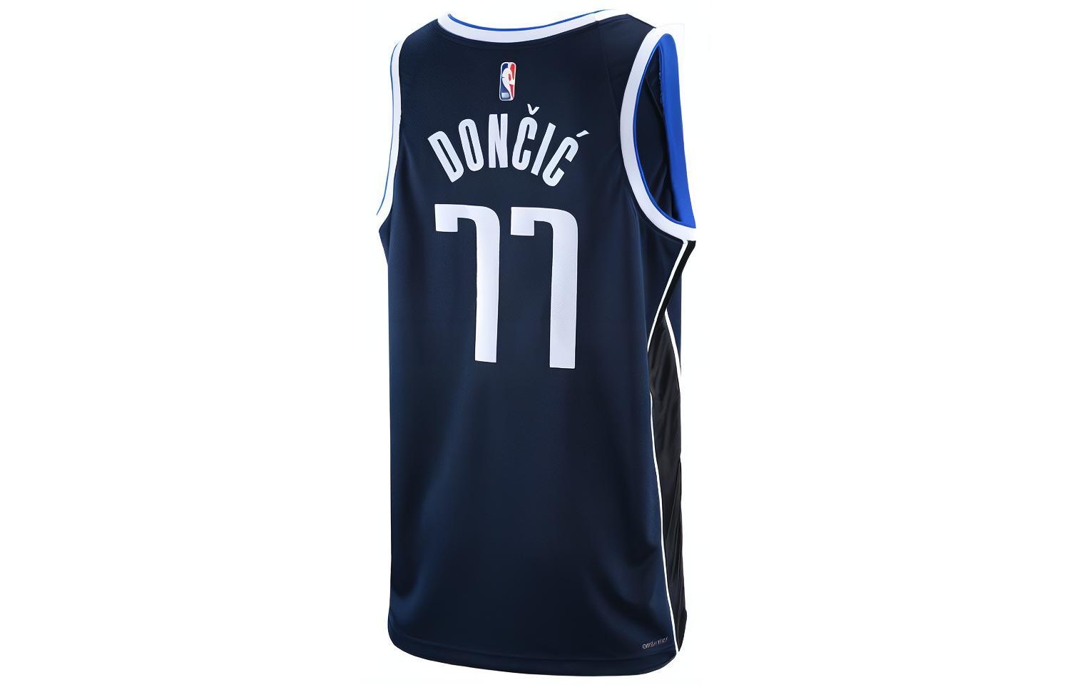 Jordan Dallas Mavericks Doncic 77 Mesh Jersey Navy — фото 1