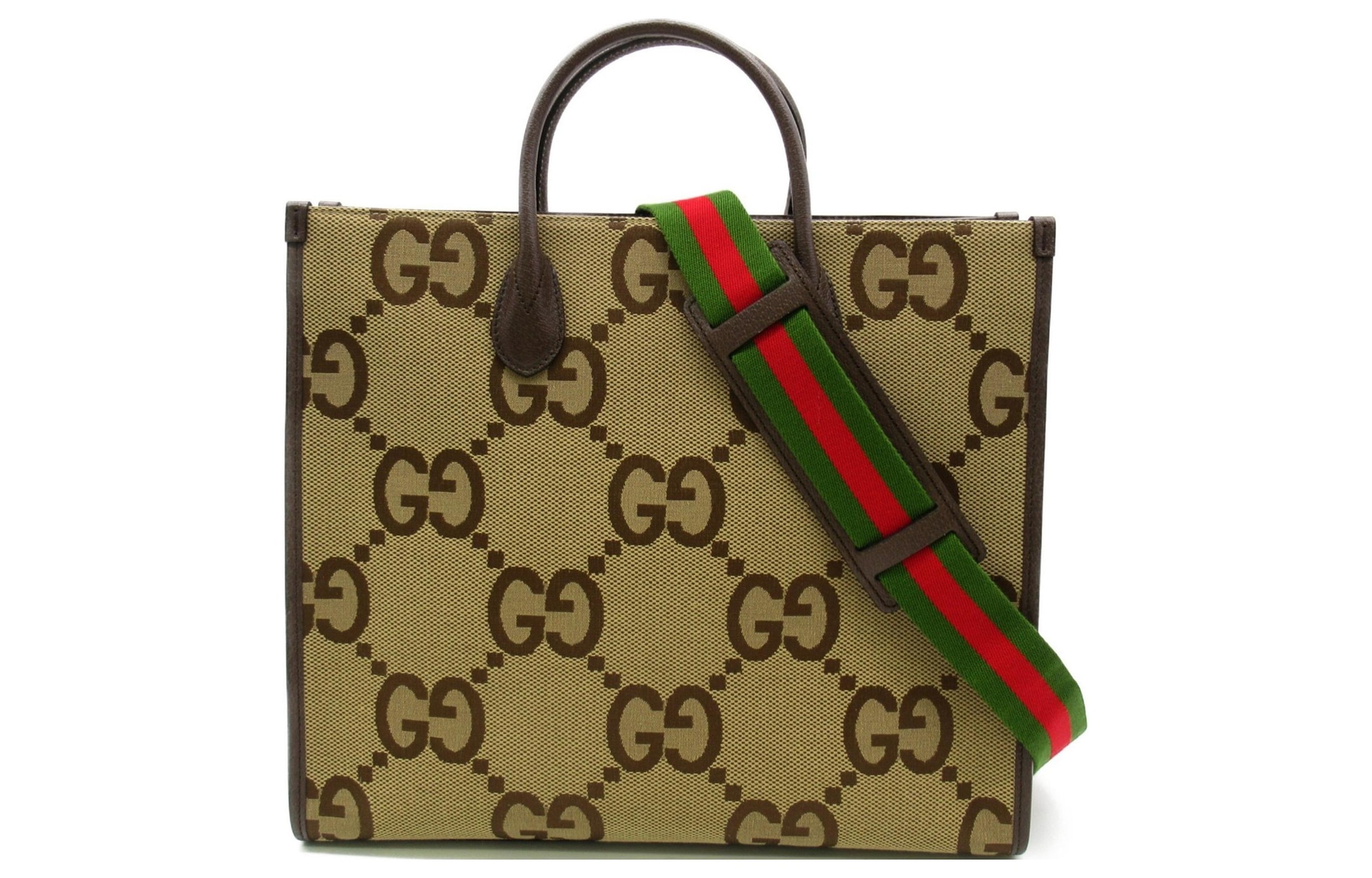 GUCCI/古驰 Gucci Double G Tote Bag Brown