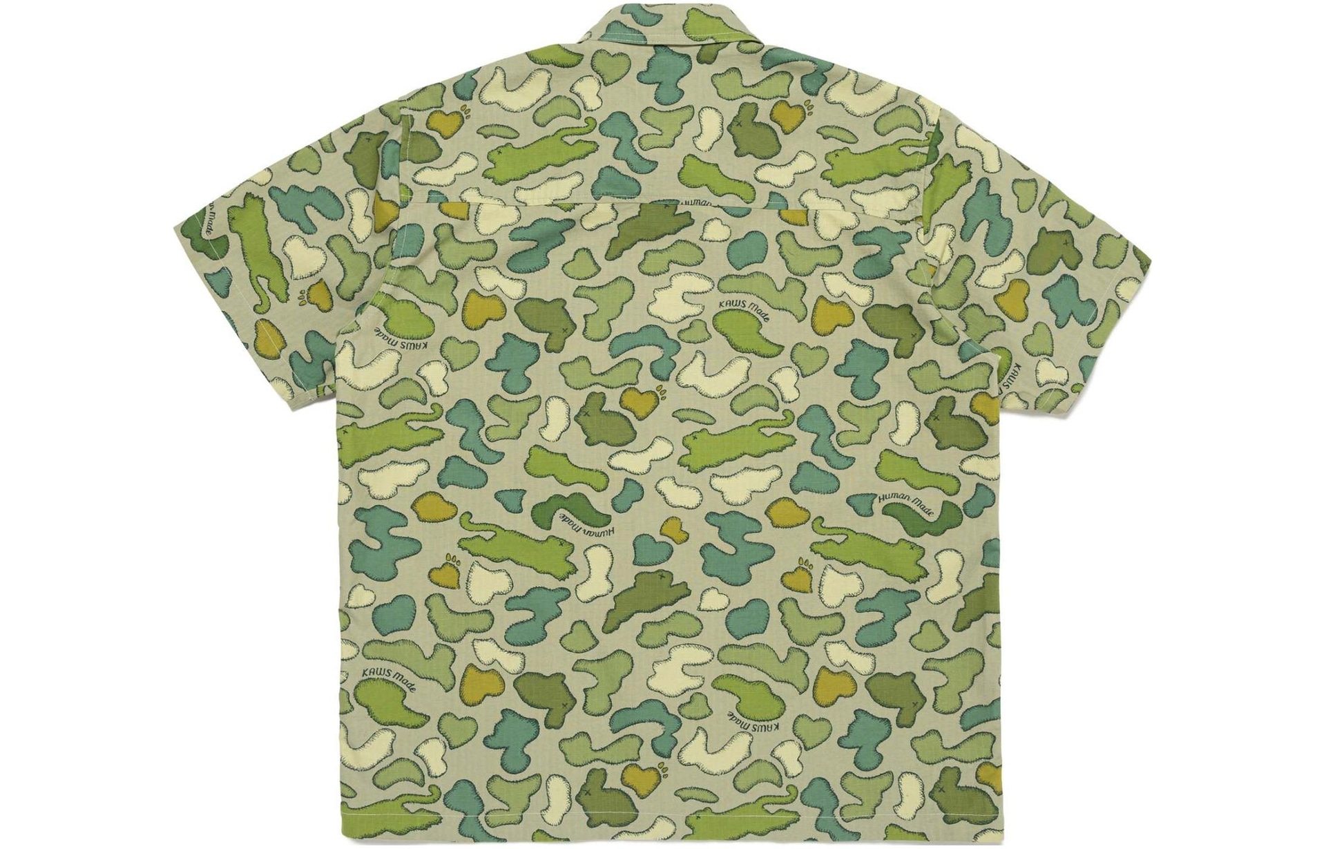 Human Made x KAWS SS24 Camo Shirt — фото 3