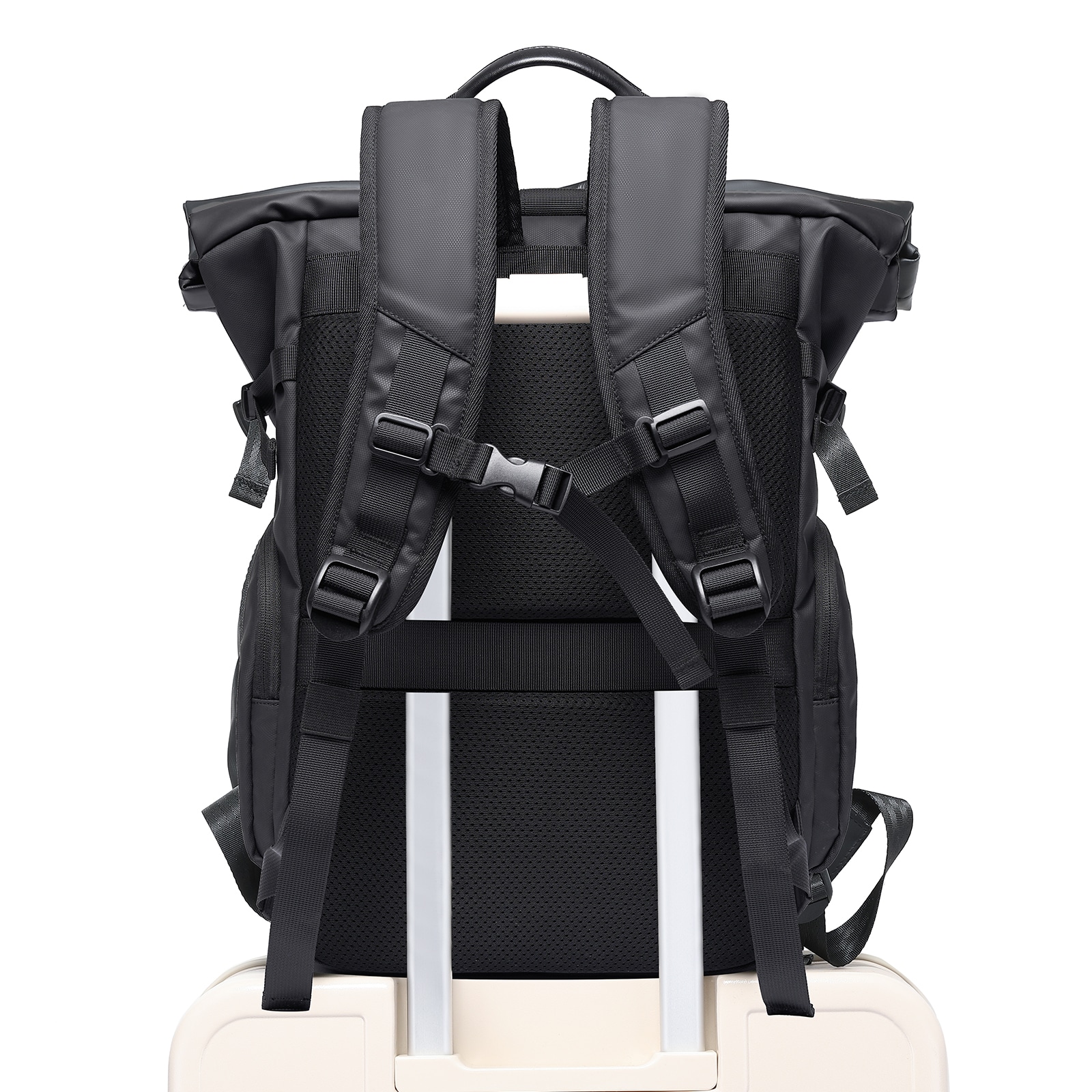 Tangcool Large Capacity Foldable Backpack Black — фото 5