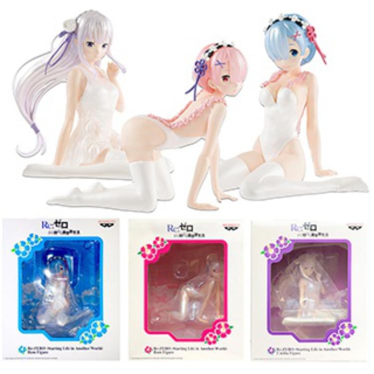 Banpresto Re:Zero Rem Ram Emilia Figure Set — фото 1