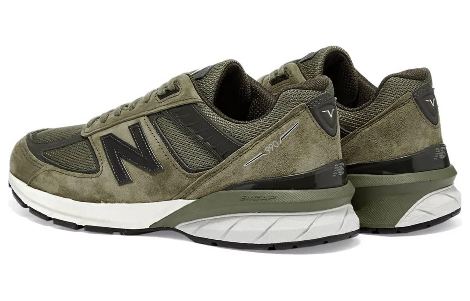 New Balance 990 V5 Camo Green — фото 6
