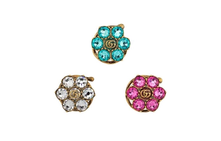 Gucci Floral Stud Earrings — фото 3