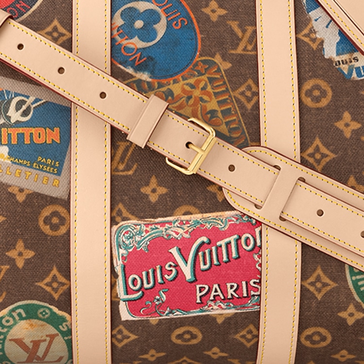 Louis Vuitton keepallBandoulire 45 Flight mode Monogram — фото 3