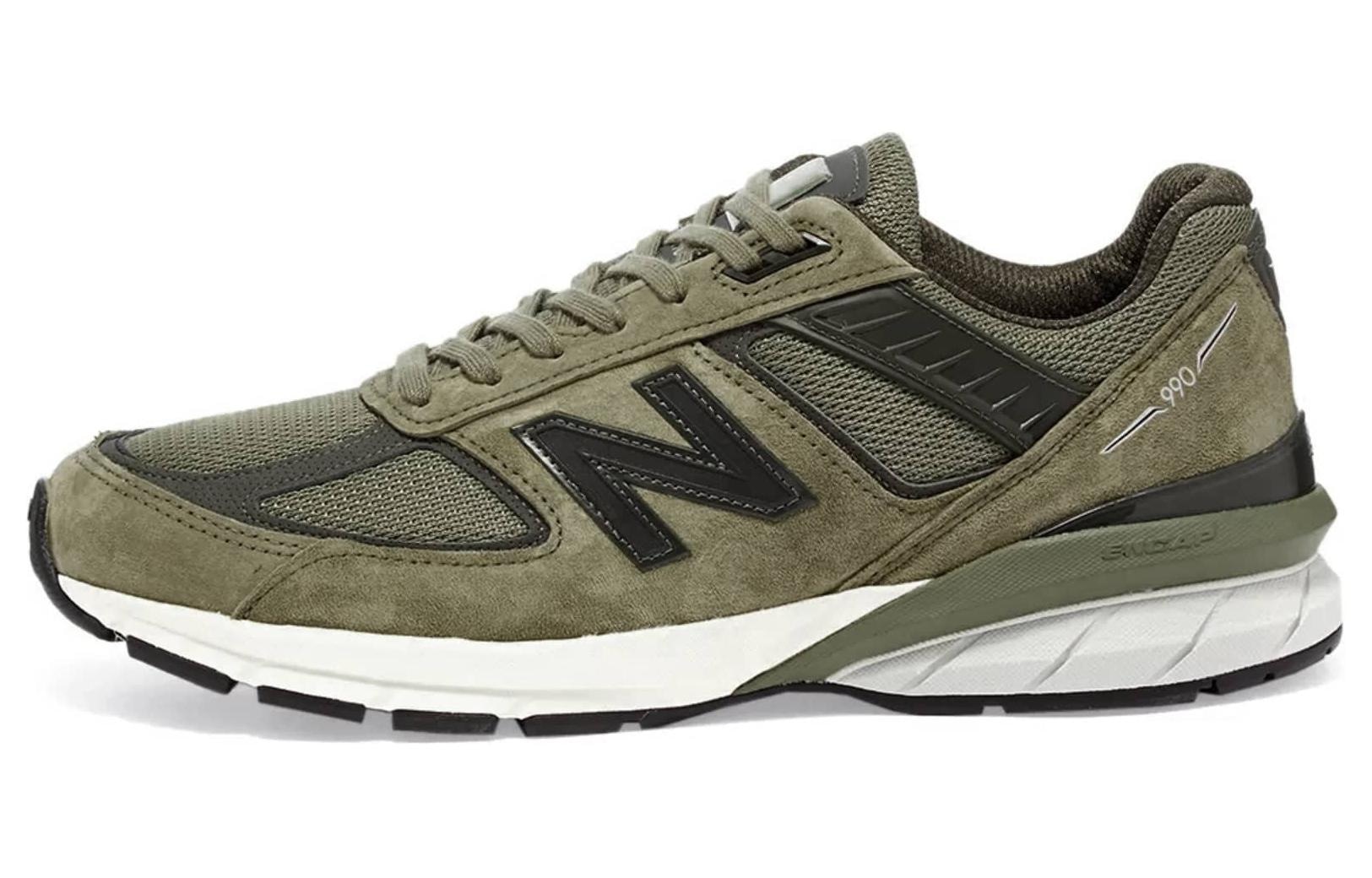 New Balance 990 V5 Camo Green — фото 4
