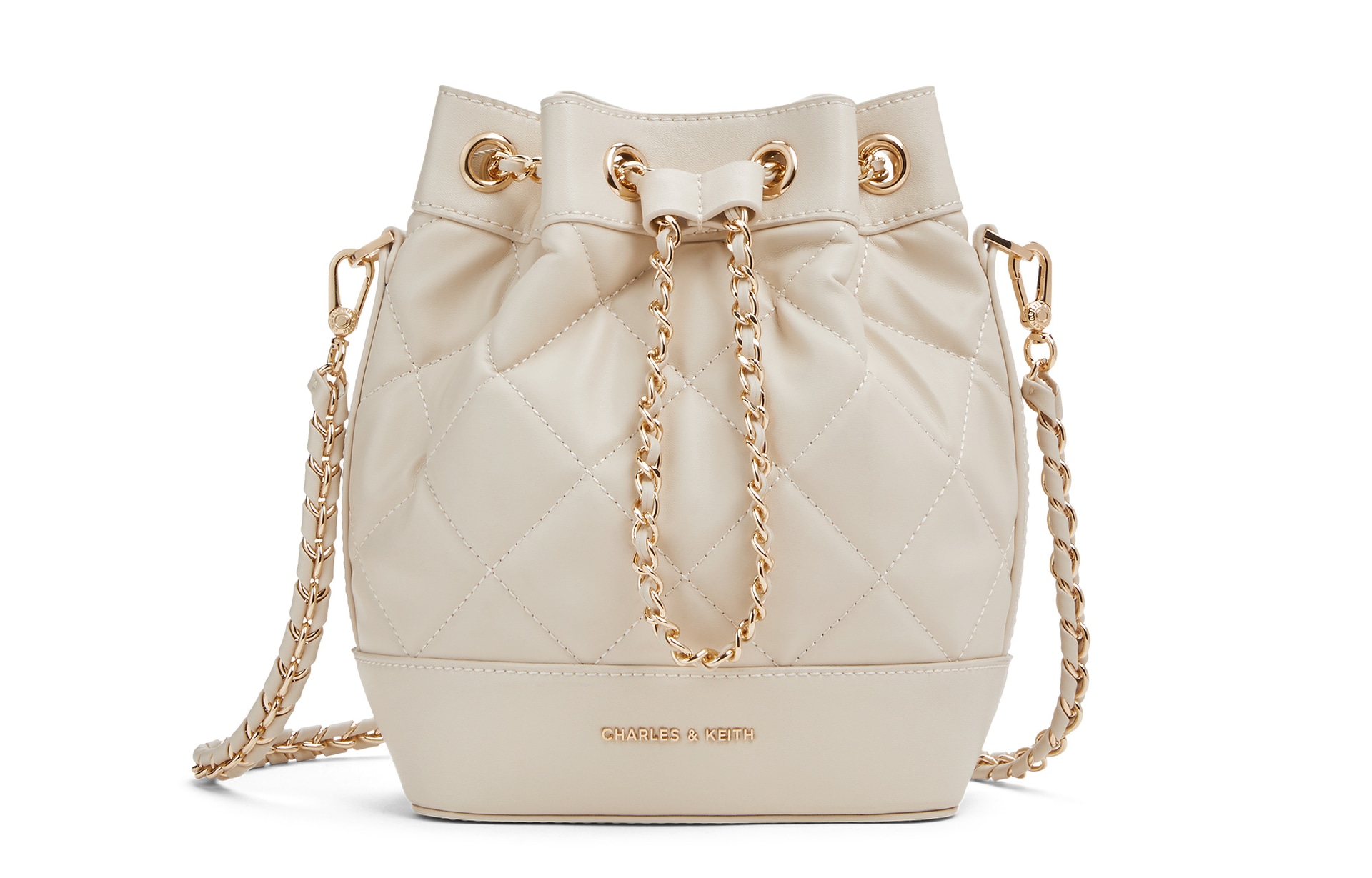 Charles&Keith Charles & Keith Quilted Chain Backpack — фото 8