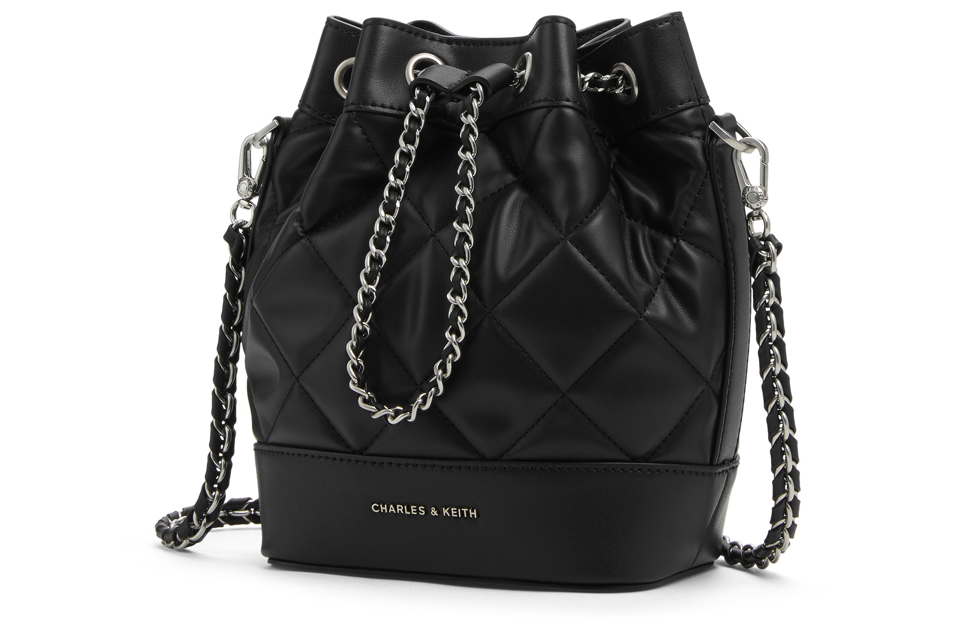 Charles&Keith Charles & Keith Quilted Chain Backpack — фото 2