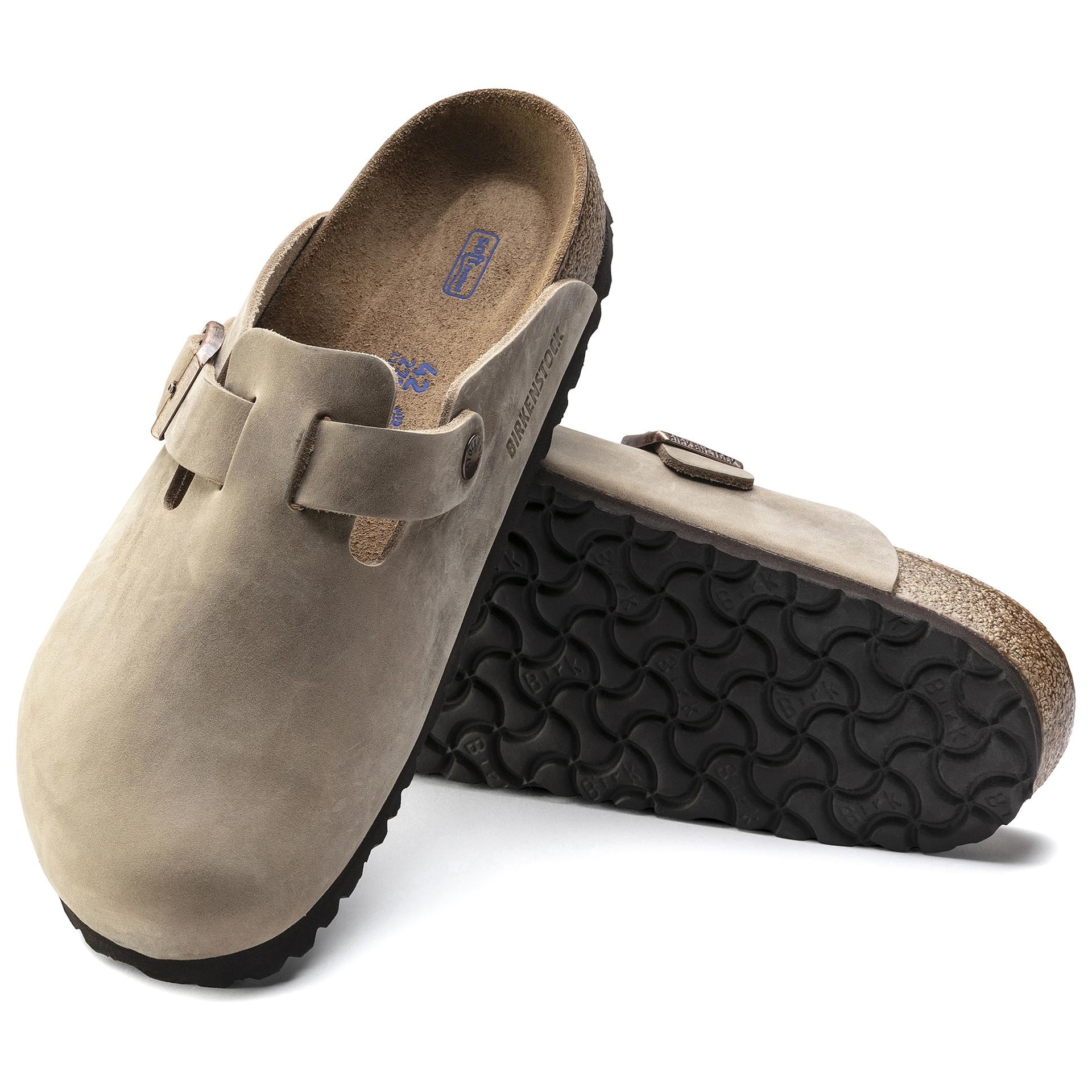 Birkenstock Boston Grey Brown — фото 11