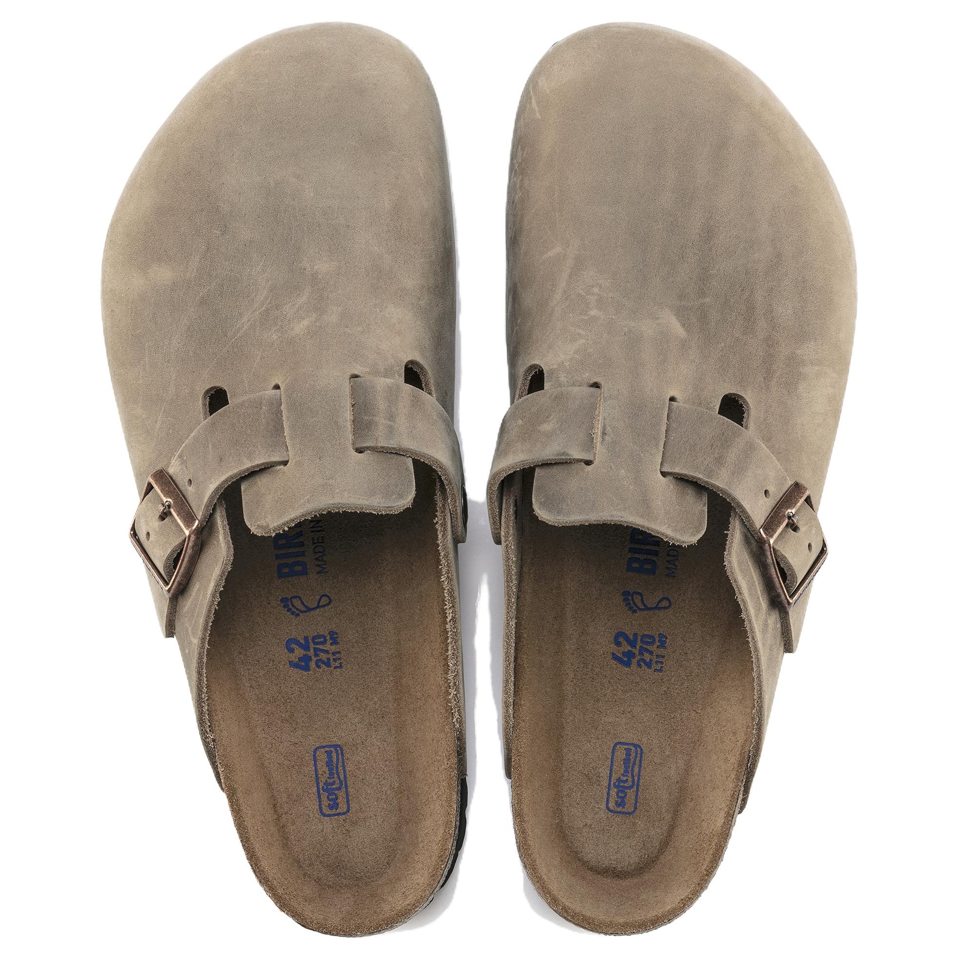 Birkenstock Boston Grey Brown — фото 10