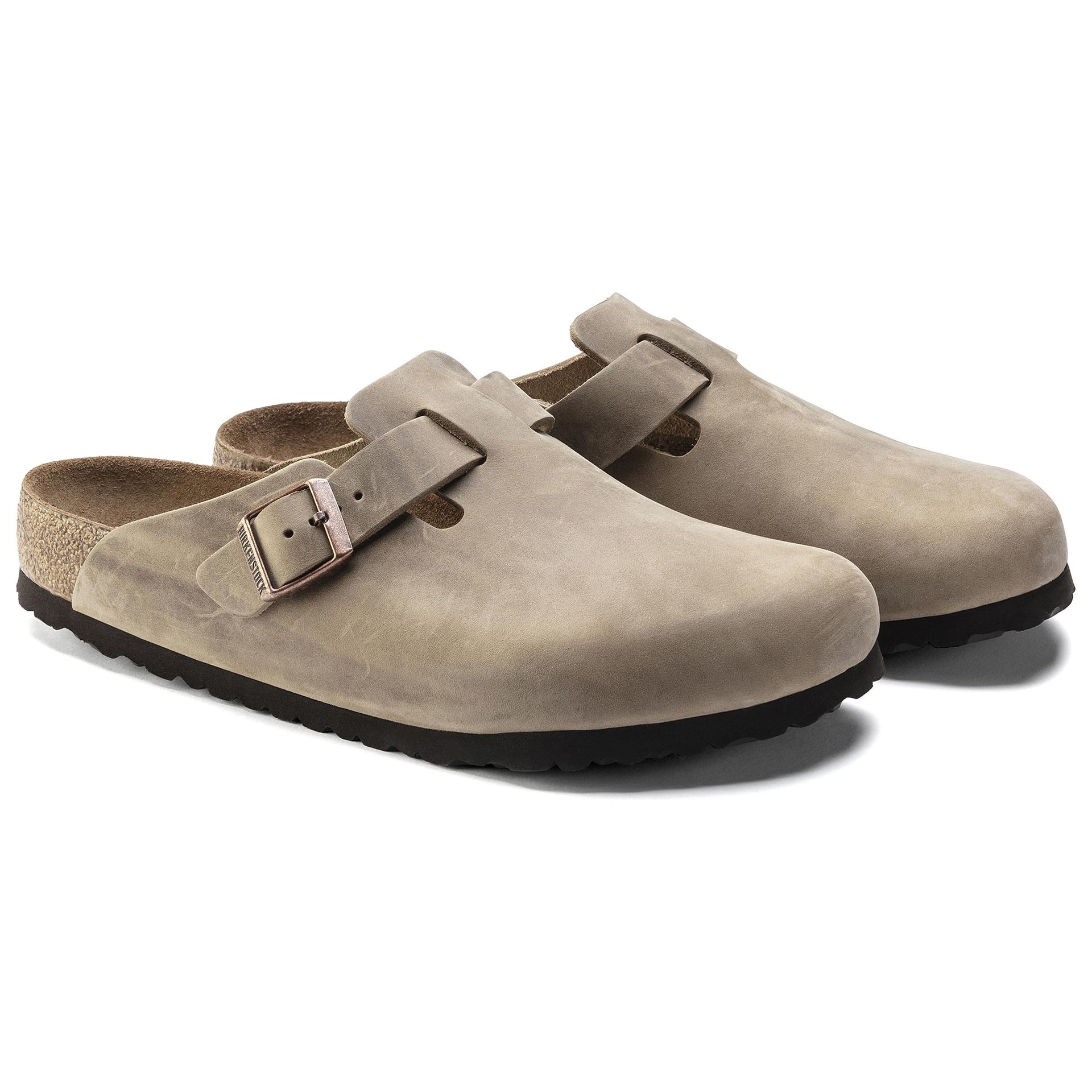 Birkenstock Boston Grey Brown — фото 9
