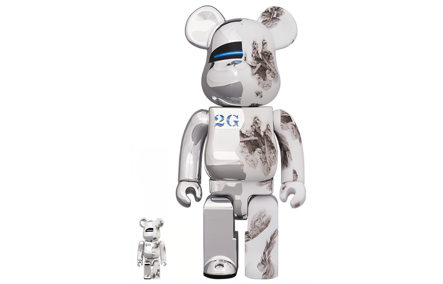 BE@RBRICK BERBRICK x SORAYAMA x Daniel Arsham 2G
