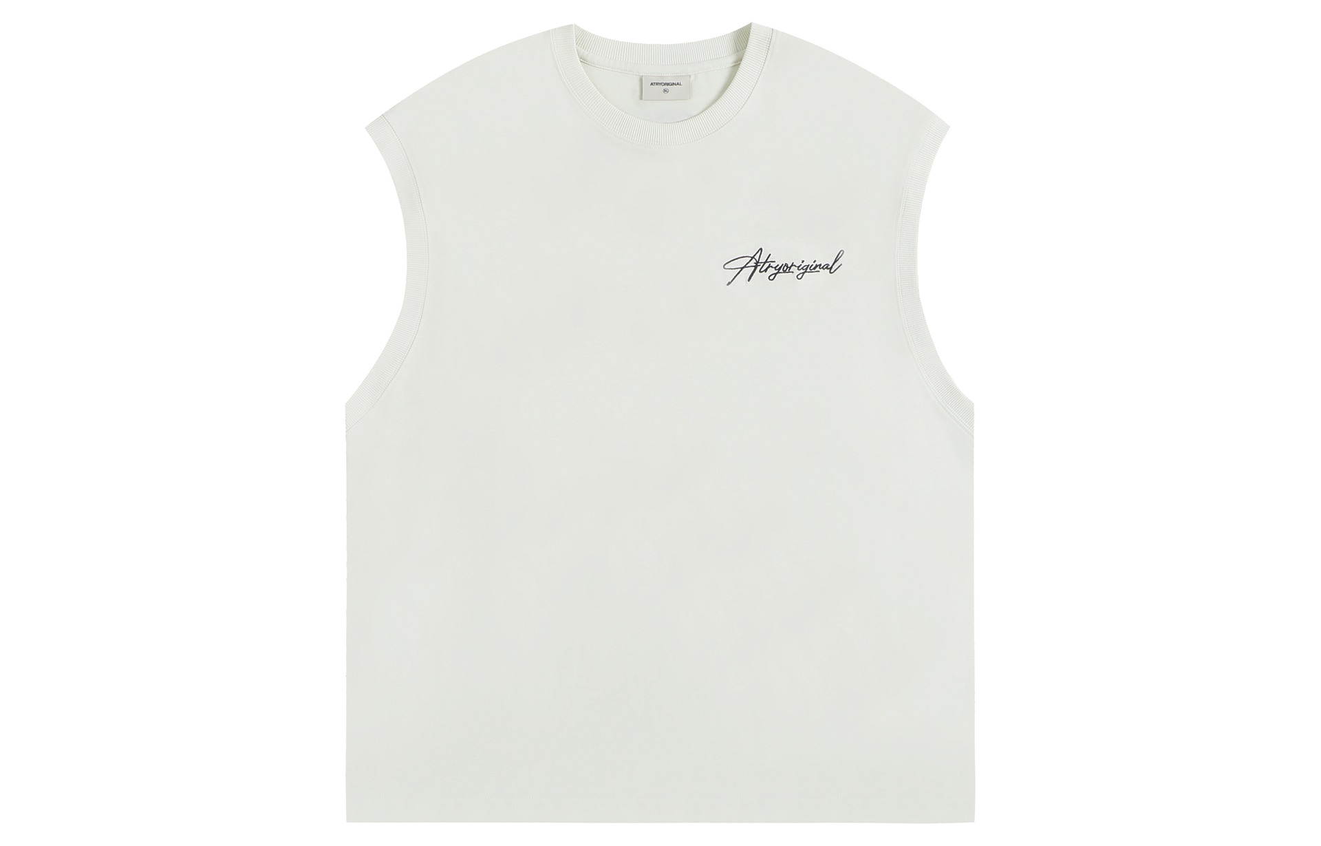 Atry Logo Embroidered Sleeveless Tee — фото 7