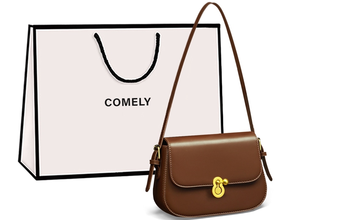 康莉/COMELY COMELY Small Shoulder Bag Coffee